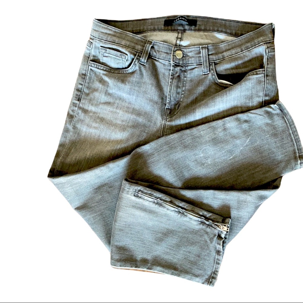 J brand jeans with ankle zippers